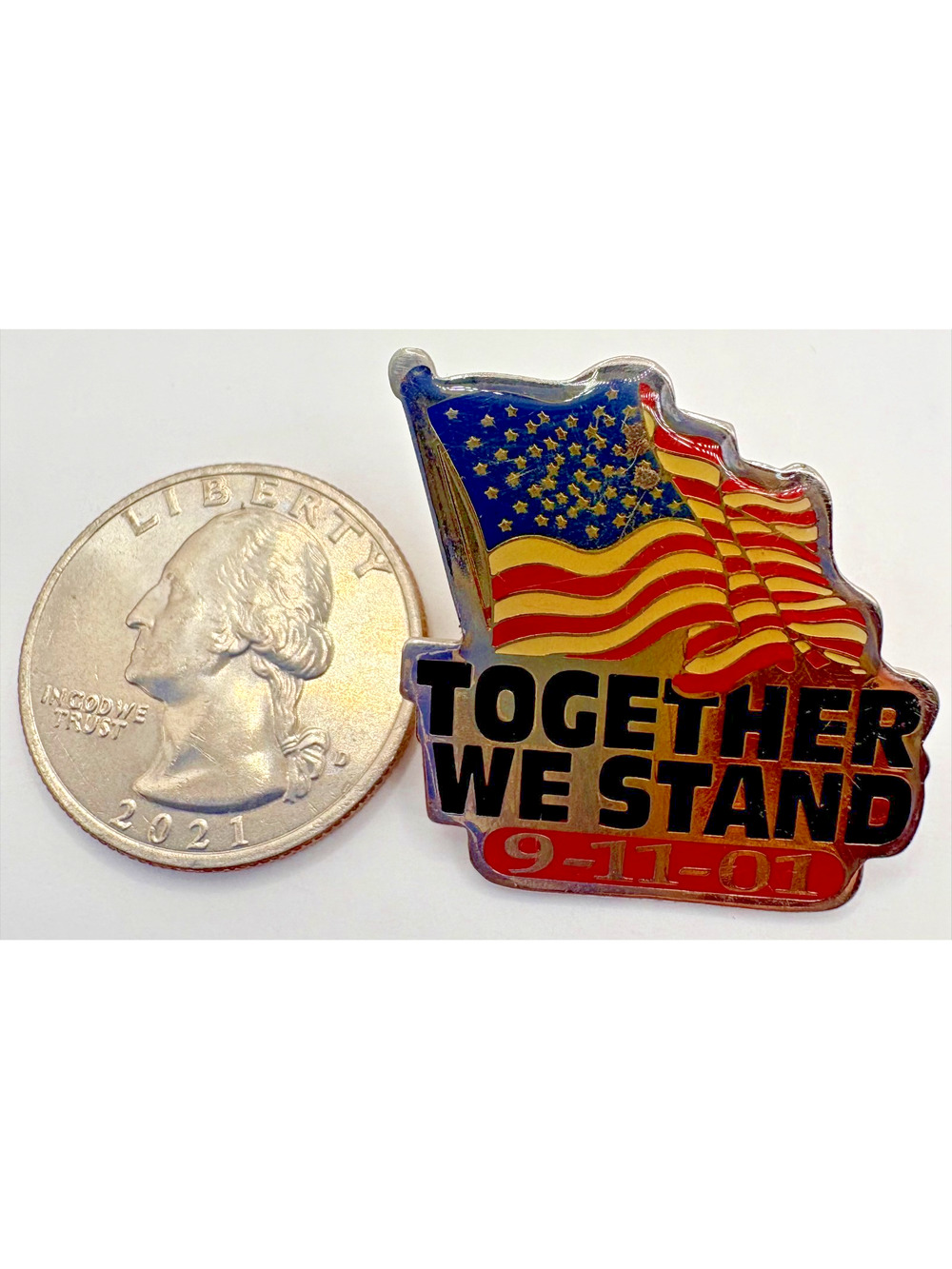 WalMart Pin -Together We A Stand 09-11-01 - Hogeye Backside